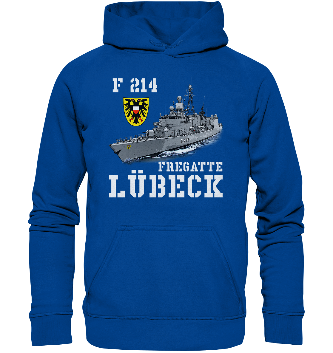 F214 Fregatte LÜBECK - Basic Unisex Hoodie