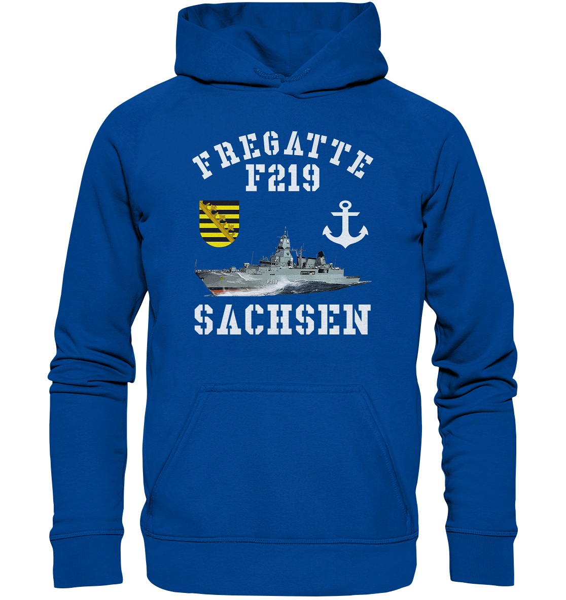 Fregatte F219 SACHSEN Anker - Basic Unisex Hoodie