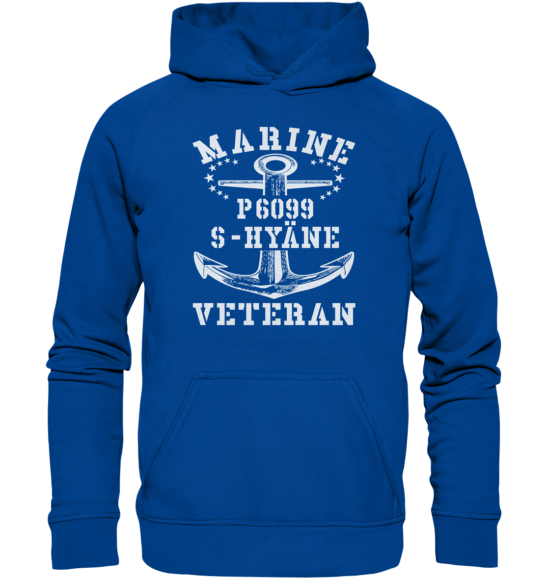 P6099 S-HYÄNE Marine Veteran - Basic Unisex Hoodie