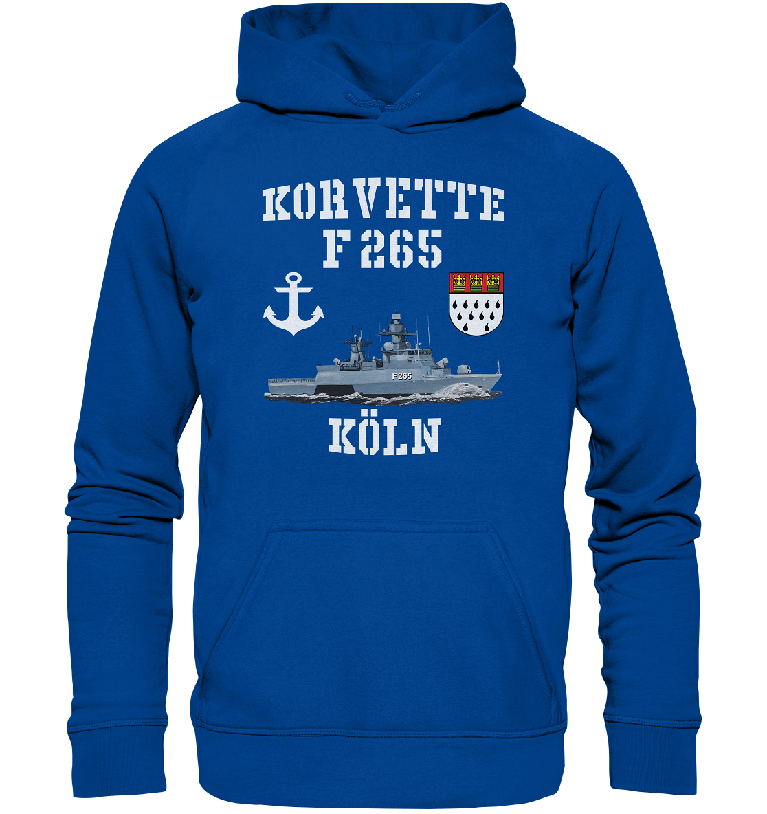 Korvette F265 KÖLN Anker - Basic Unisex Hoodie
