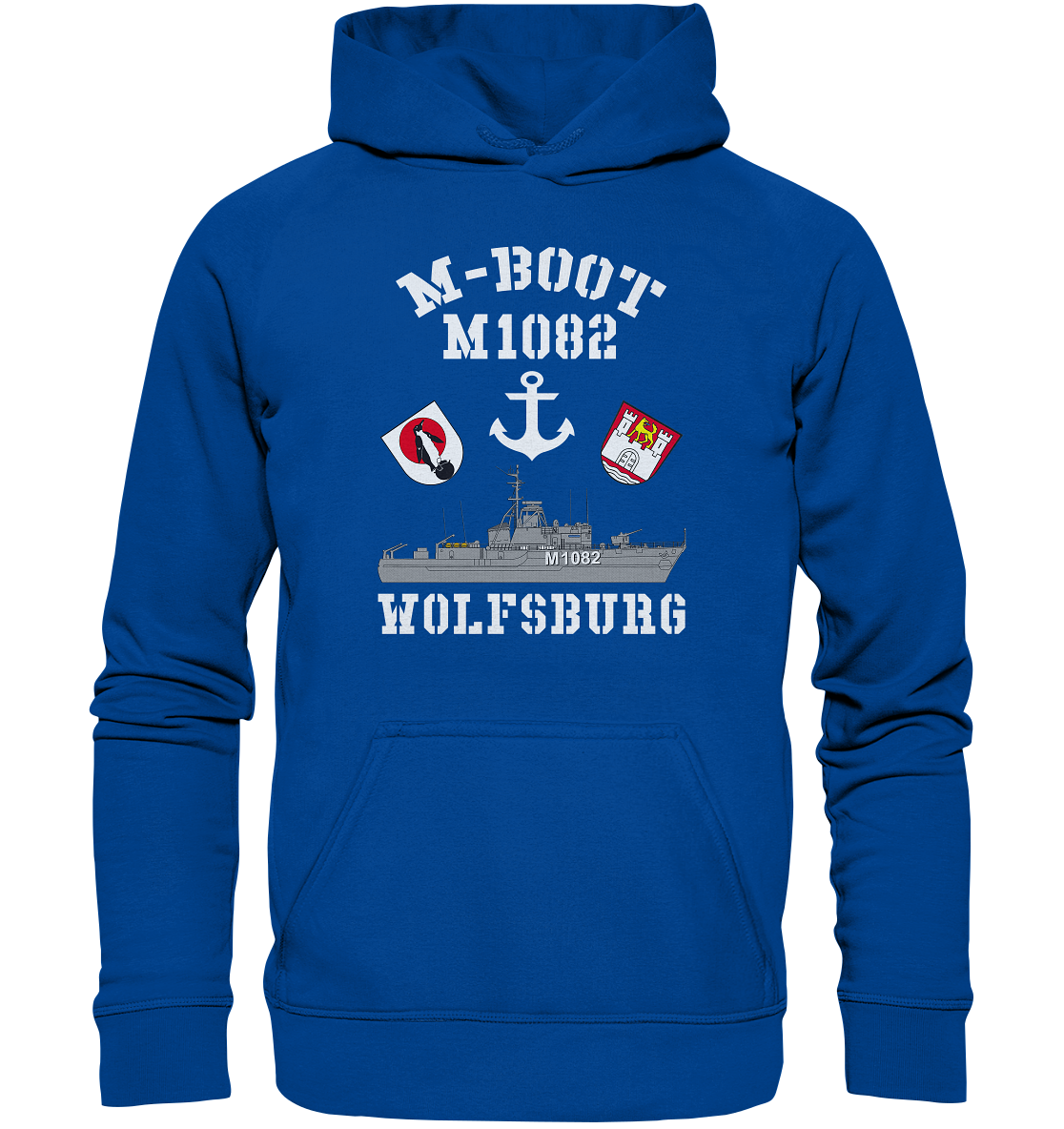 M-Boot M1082 WOLFSBURG Anker (HL) - Basic Unisex Hoodie
