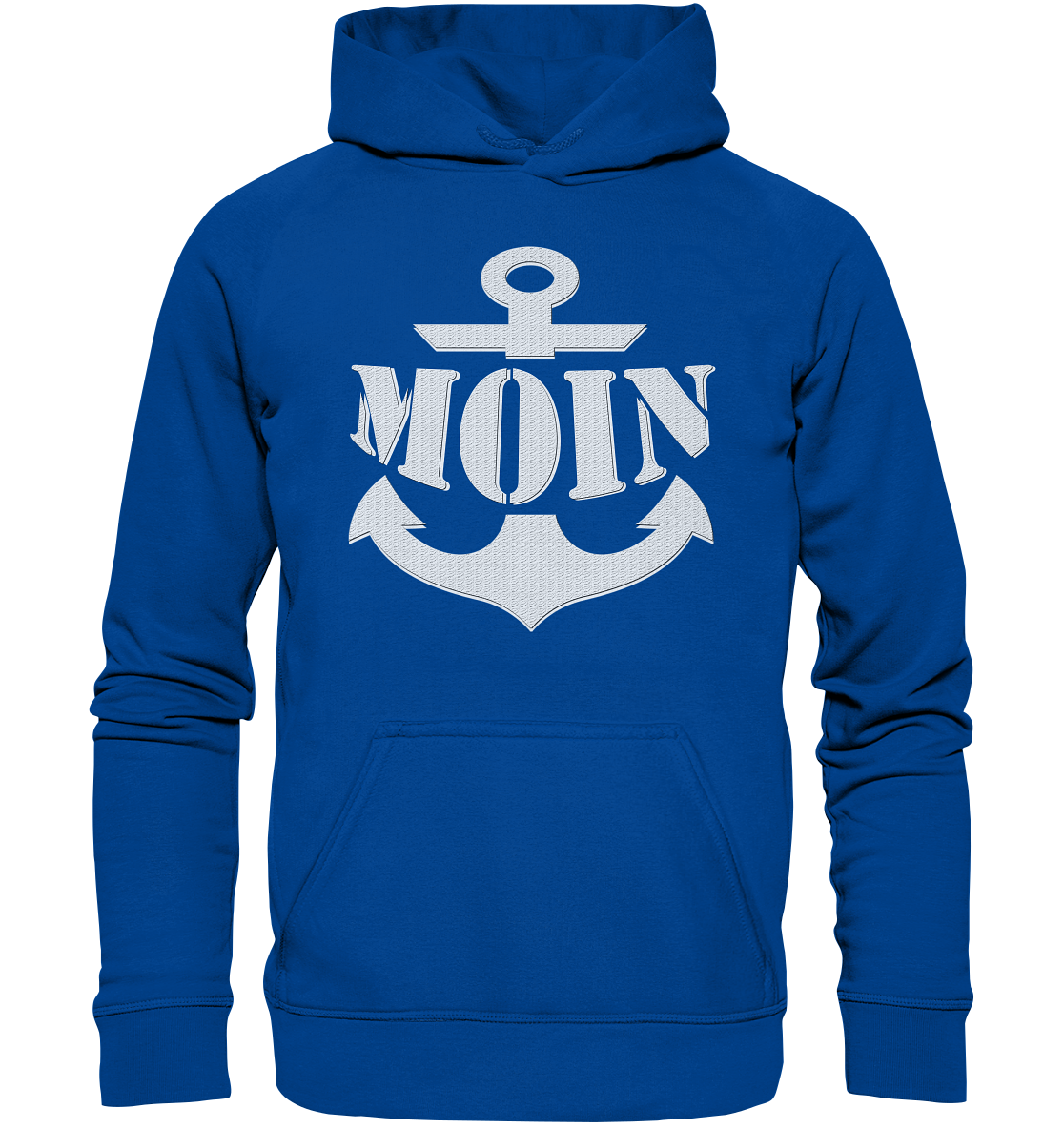 MOIN Anker weiß - Basic Unisex Hoodie