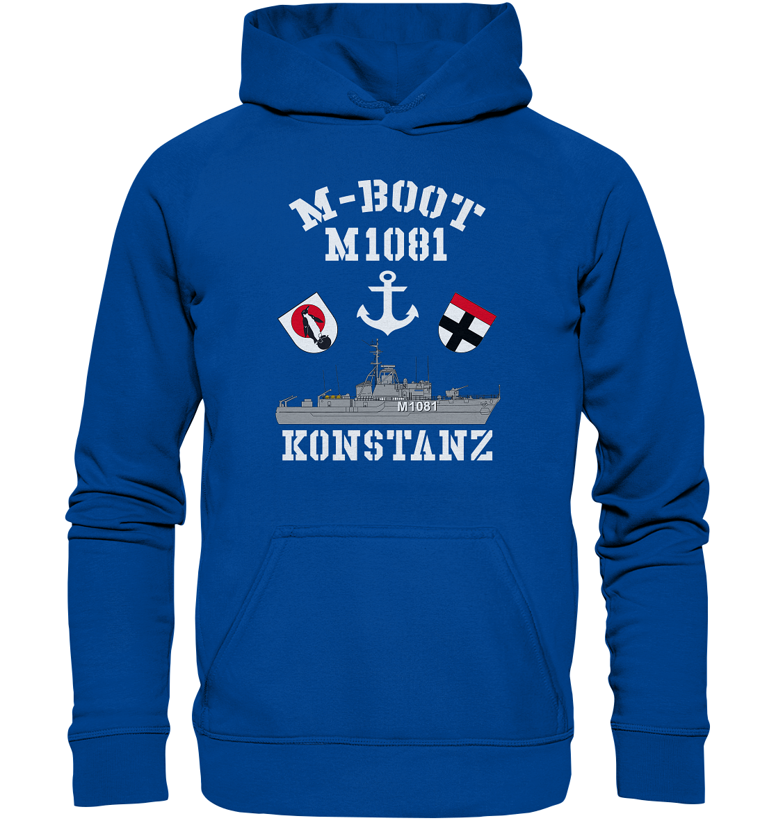 M-Boot M1081 KONSTANZ Anker (HL) - Basic Unisex Hoodie