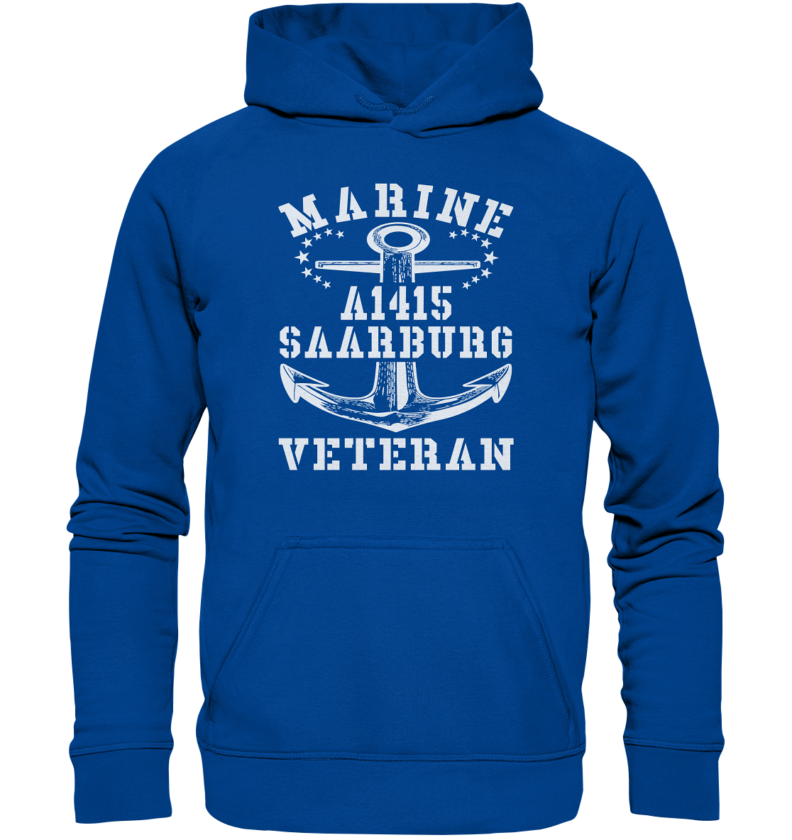 Troßschiff A1415 SAARBURG Marine Veteran - Basic Unisex Hoodie