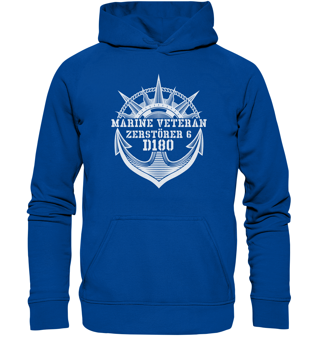 D180 ZERSTÖRER6 Marine Veteran - Basic Unisex Hoodie