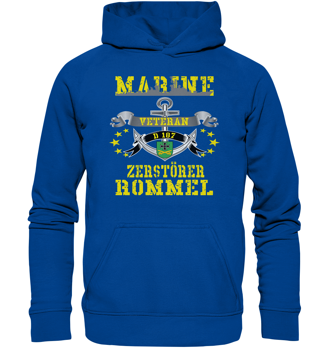 Zerstörer D187 ROMMEL Marine Veteran - Basic Unisex Hoodie
