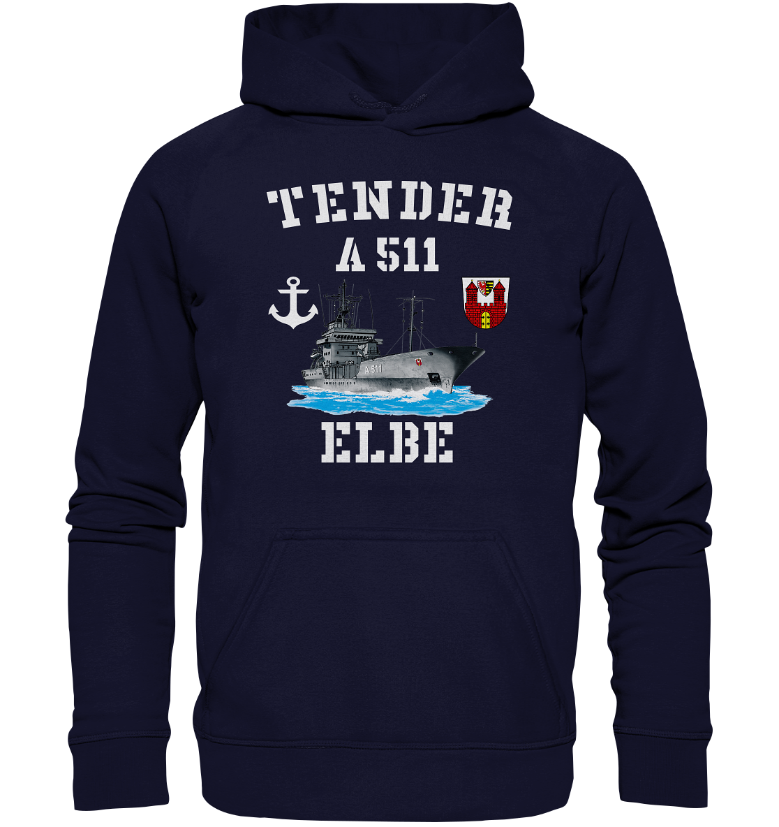 Tender A511 ELBE Anker - Basic Unisex Hoodie