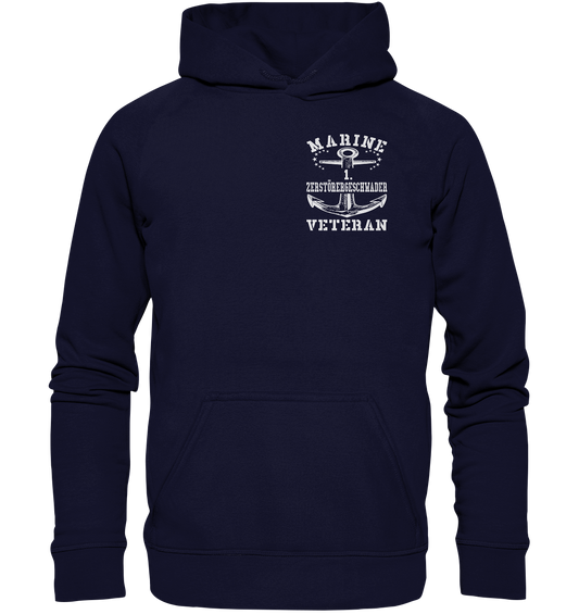 1. Zerstörergeschwader Marine Veteran - Basic Unisex Hoodie