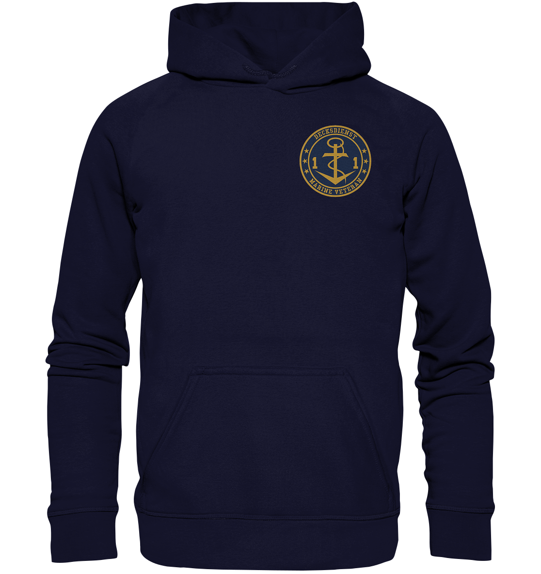 Decksdienst 11er Marine Veteran - Basic Unisex Hoodie