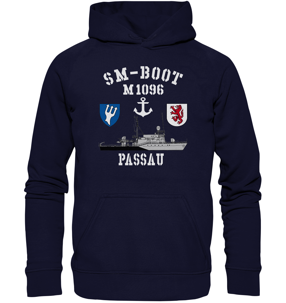 SM-Boot M1096 PASSAU Anker - Basic Unisex Hoodie