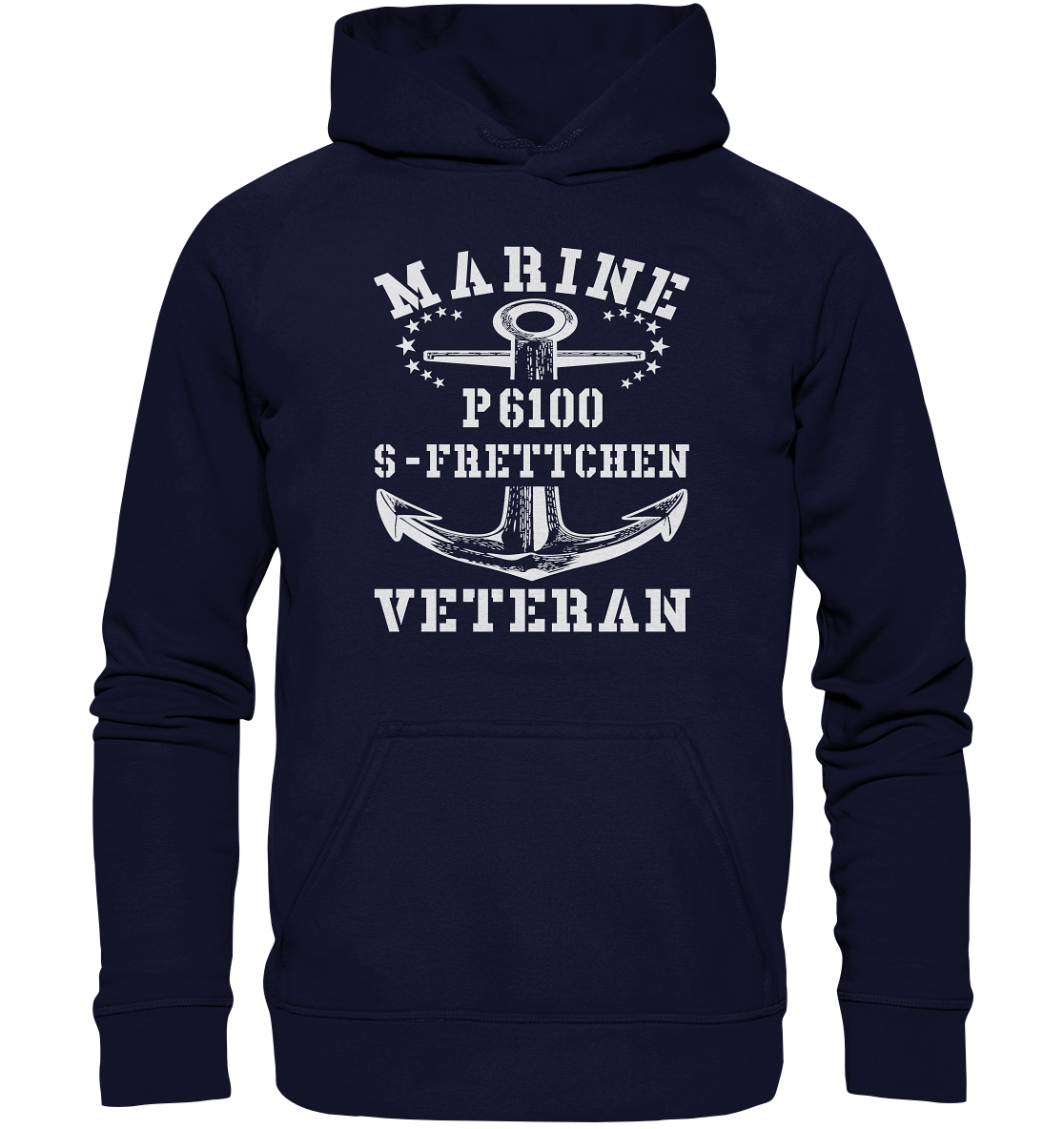 P6100 S-FRETTCHEN Marine Veteran - Basic Unisex Hoodie