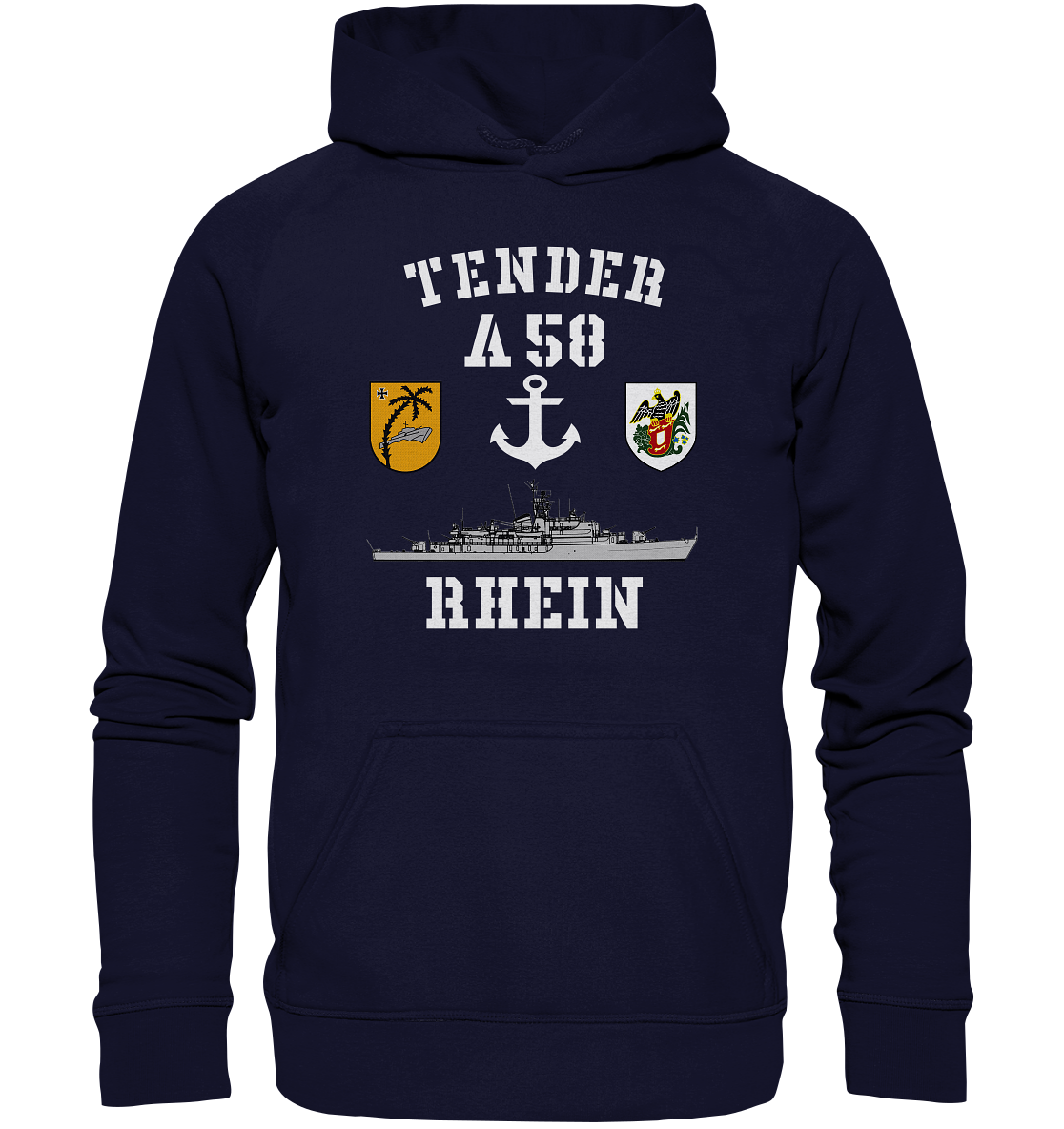 Tender A58 RHEIN 3.SG ANKER - Basic Unisex Hoodie