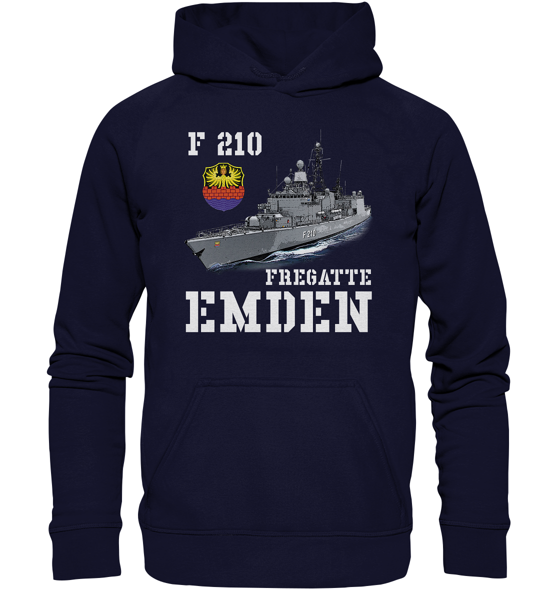 F210 Fregatte EMDEN - Basic Unisex Hoodie