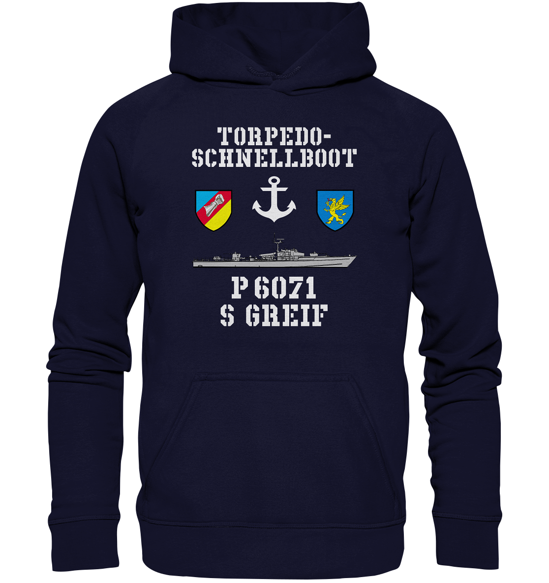 Torpedo-Schnellboot P6071 GREIF - Basic Unisex Hoodie
