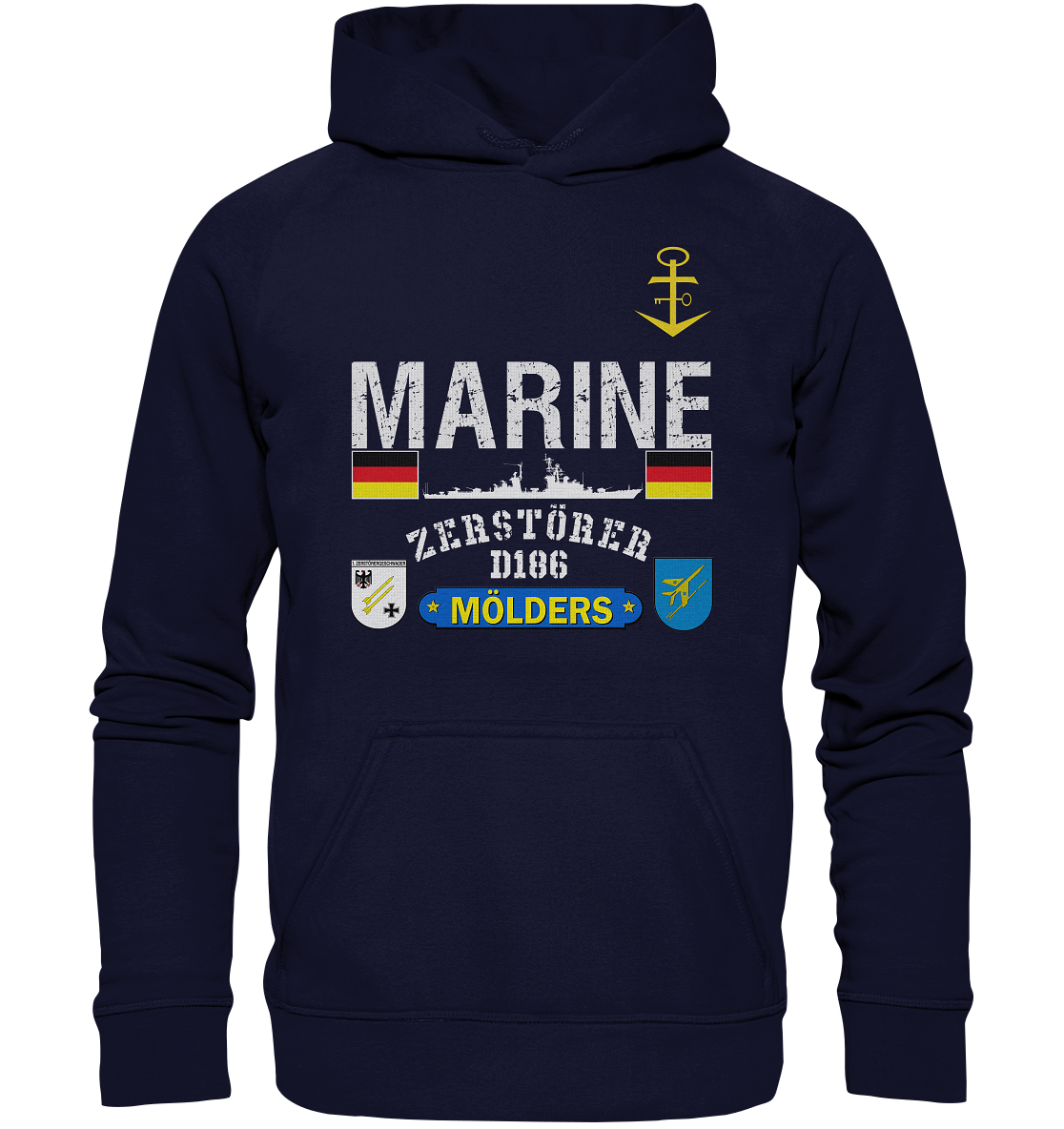 Marine D186 MÖLDERS 60er ATN - Basic Unisex Hoodie
