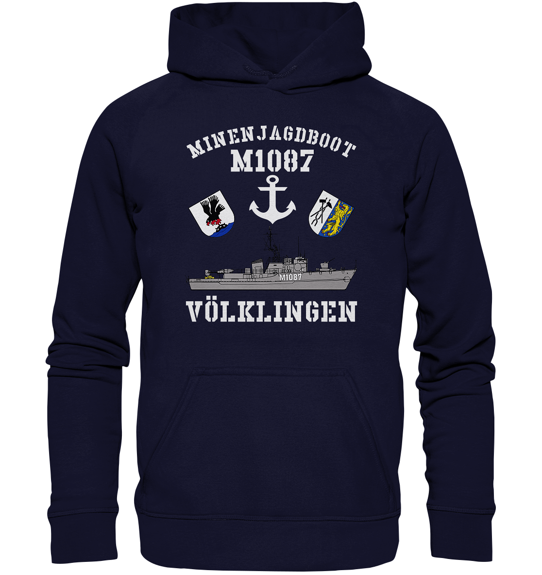 Mij.-Boot M1087 VÖLKLINGEN - Basic Unisex Hoodie