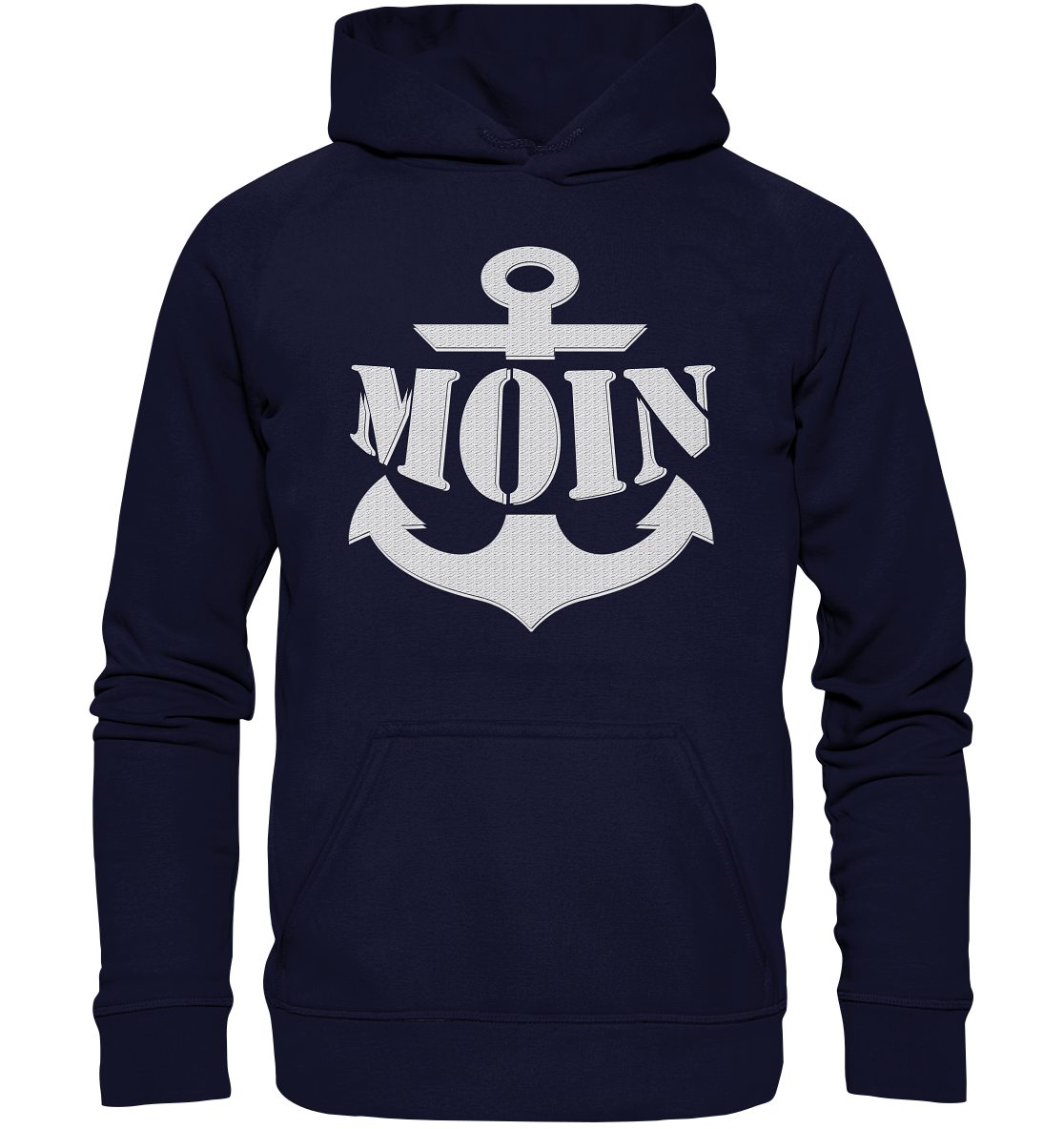 MOIN Anker weiß - Basic Unisex Hoodie