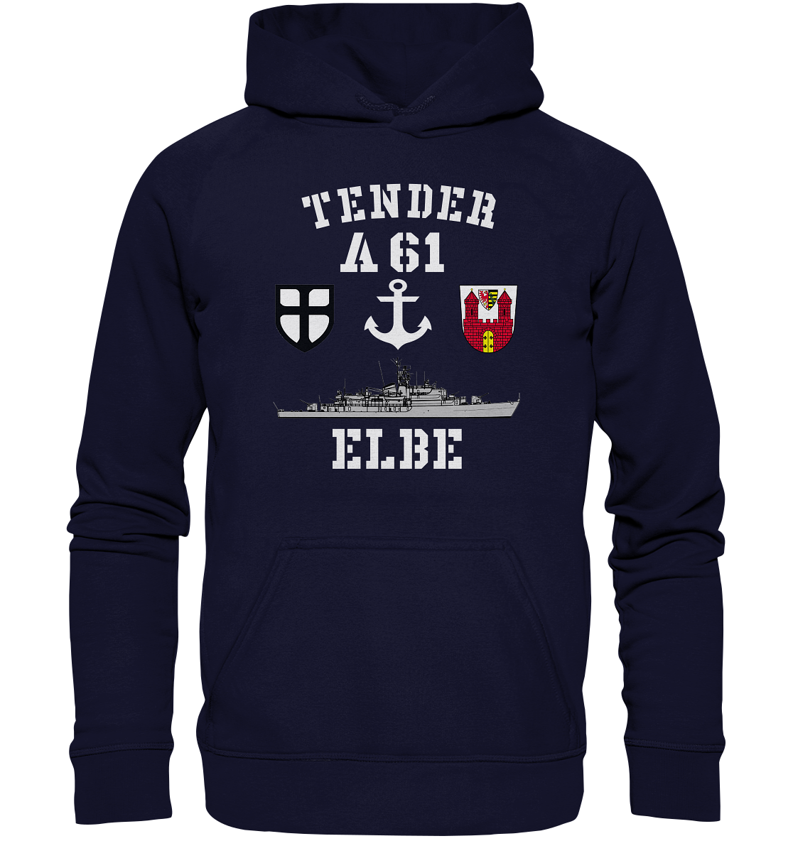 Tender A61 ELBE 7.SG ANKER - Basic Unisex Hoodie