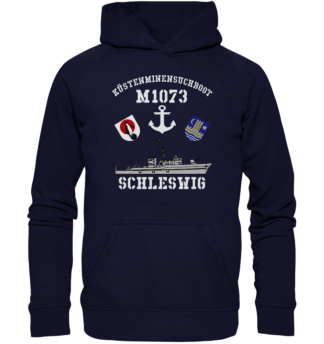 KM-Boot M1073 SCHLESWIG Anker - Basic Unisex Hoodie