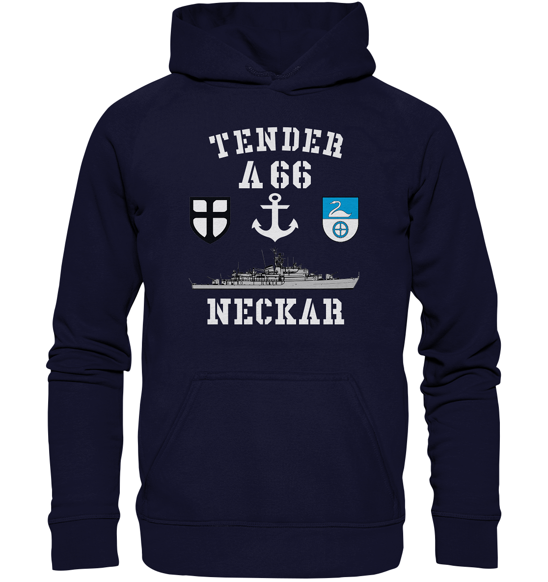 Tender A66 NECKAR 7.SG ANKER - Basic Unisex Hoodie