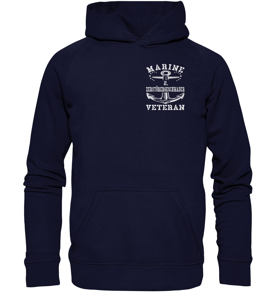 2. Zerstörergeschwader Marine Veteran - Basic Unisex Hoodie