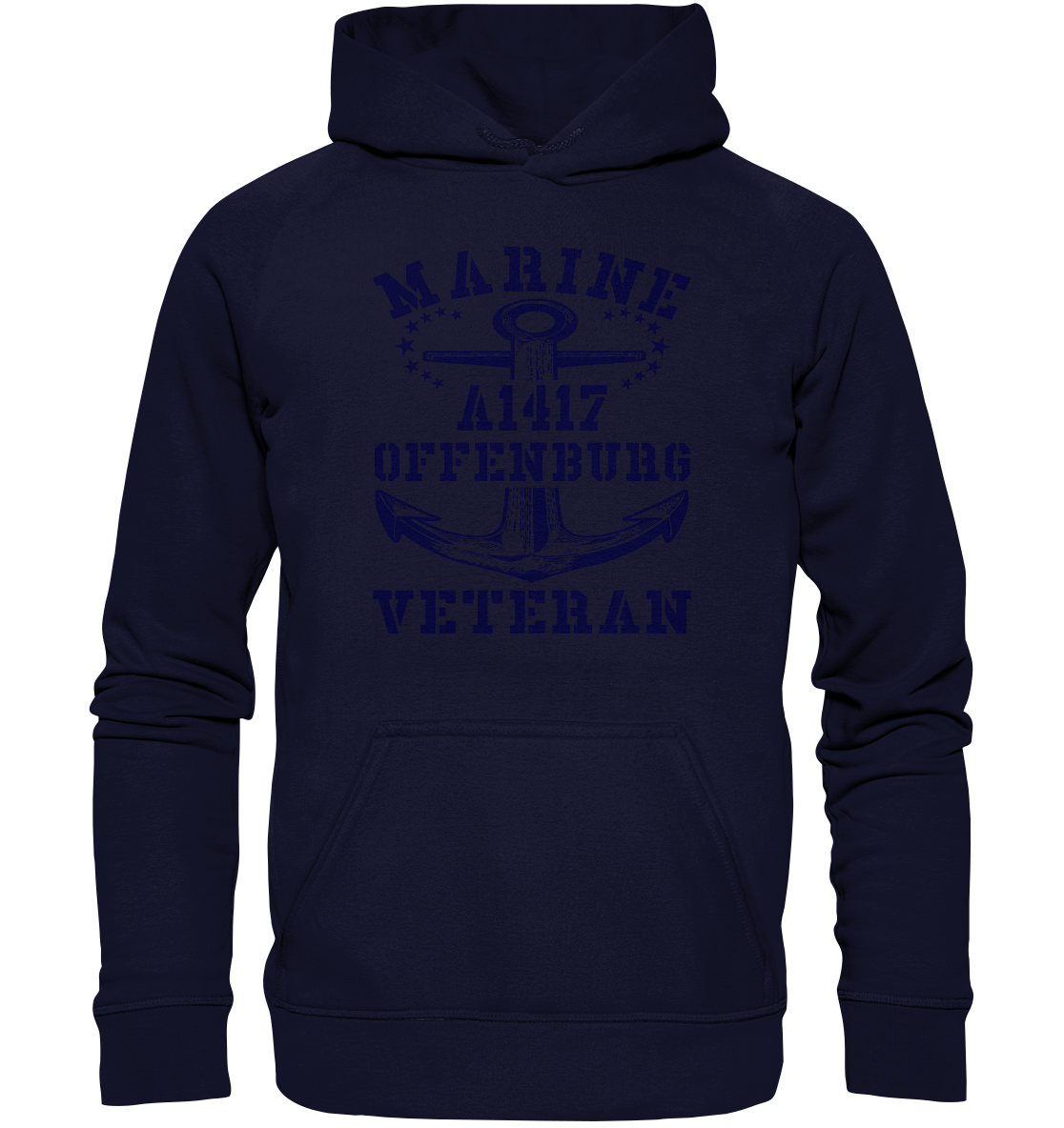 Troßschiff A1417 OFFENBURG Marine Veteran - Basic Unisex Hoodie