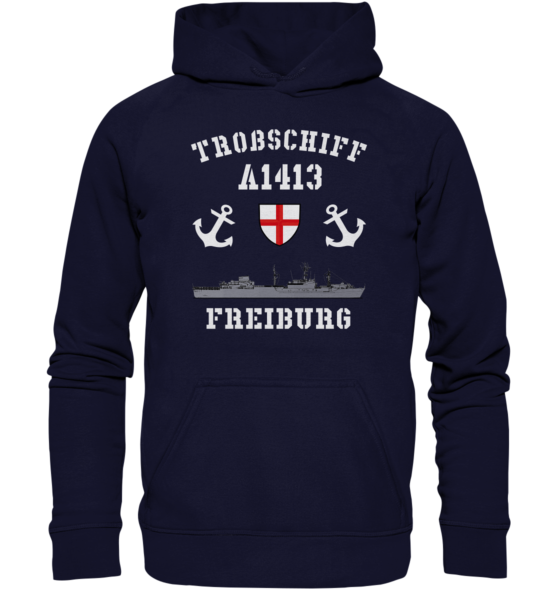 Troßschiff A1413 FREIBURG nach Umbau - Basic Unisex Hoodie