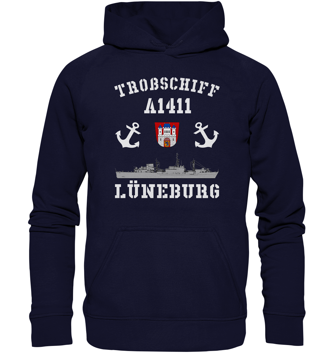 Troßschiff A1411 LÜNEBURG - Basic Unisex Hoodie