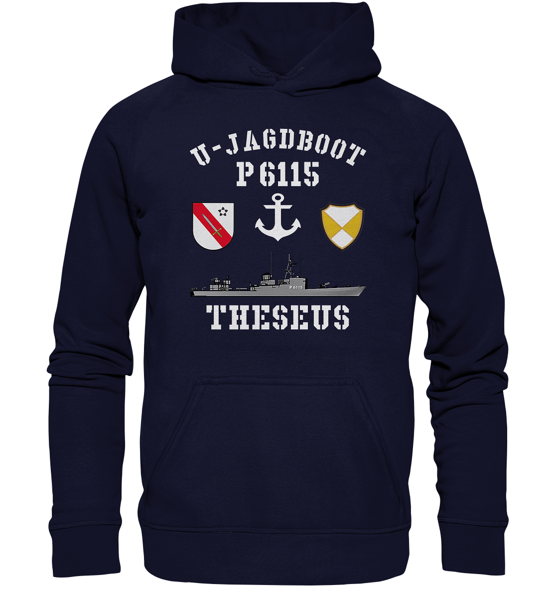 U-Jagdboot P6115 THESEUS Anker - Basic Unisex Hoodie