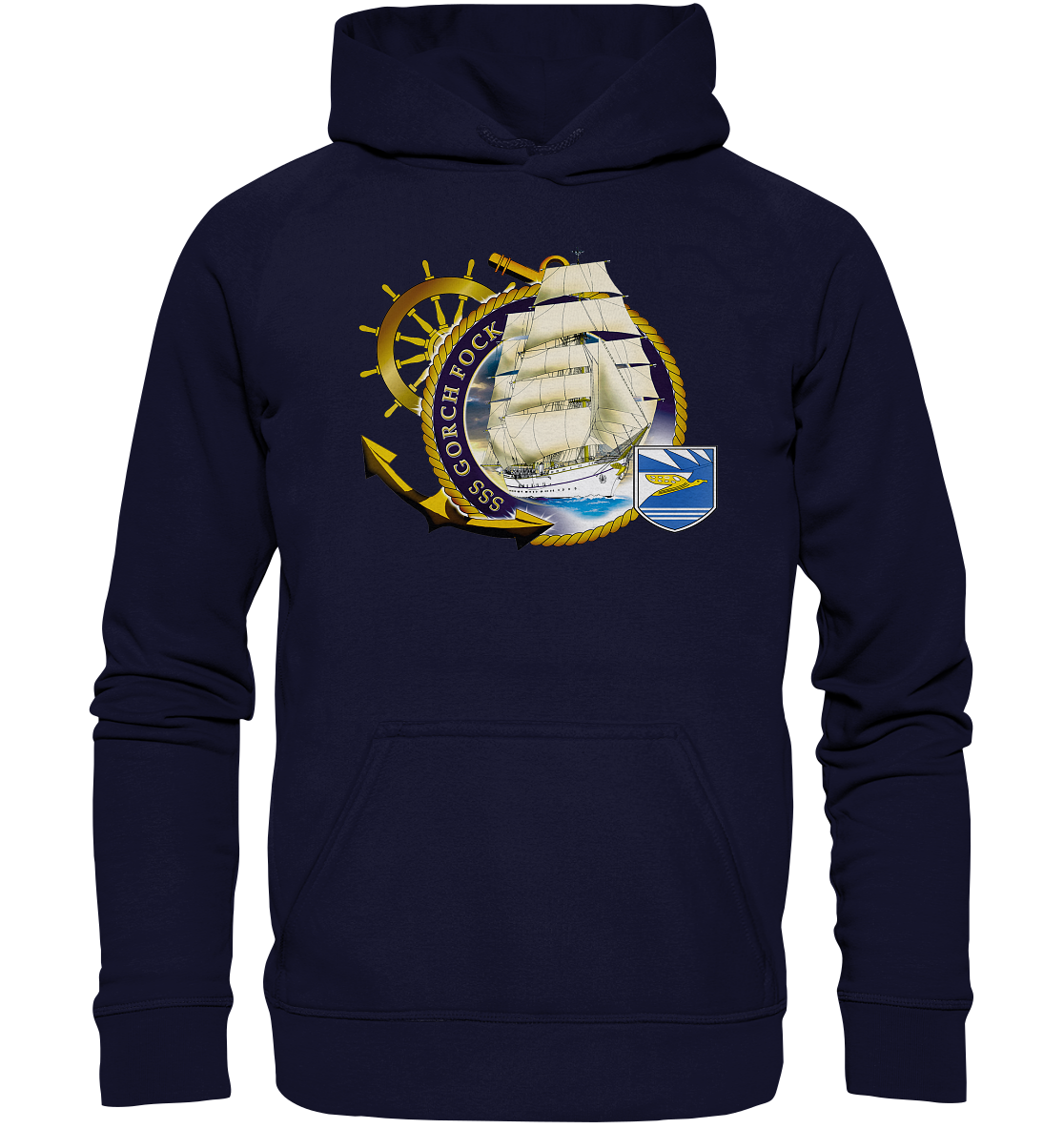Segelschulschiff GORCH FOCK - Basic Unisex Hoodie