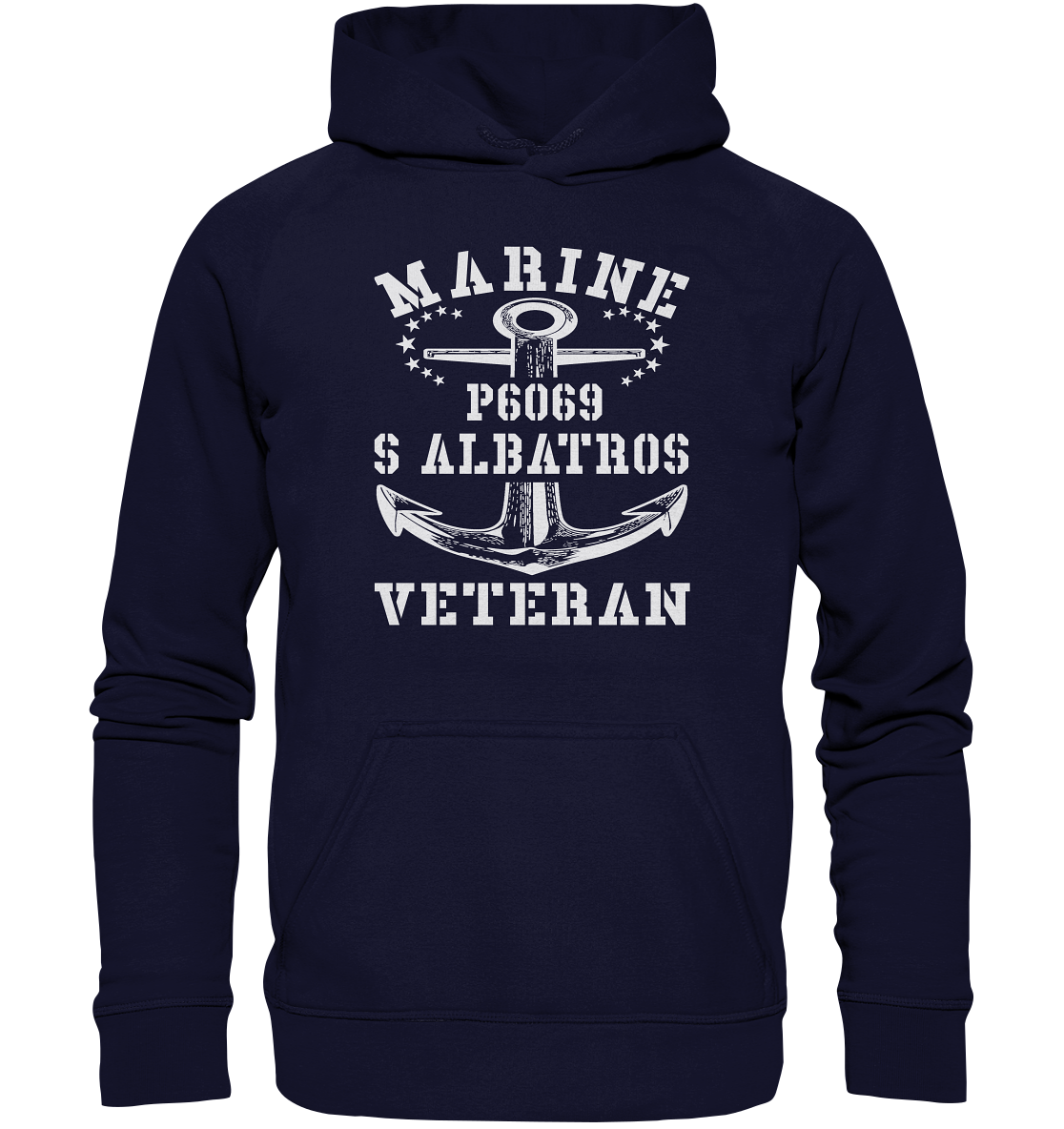 P6069 S ALBATROS Marine Veteran - Basic Unisex Hoodie