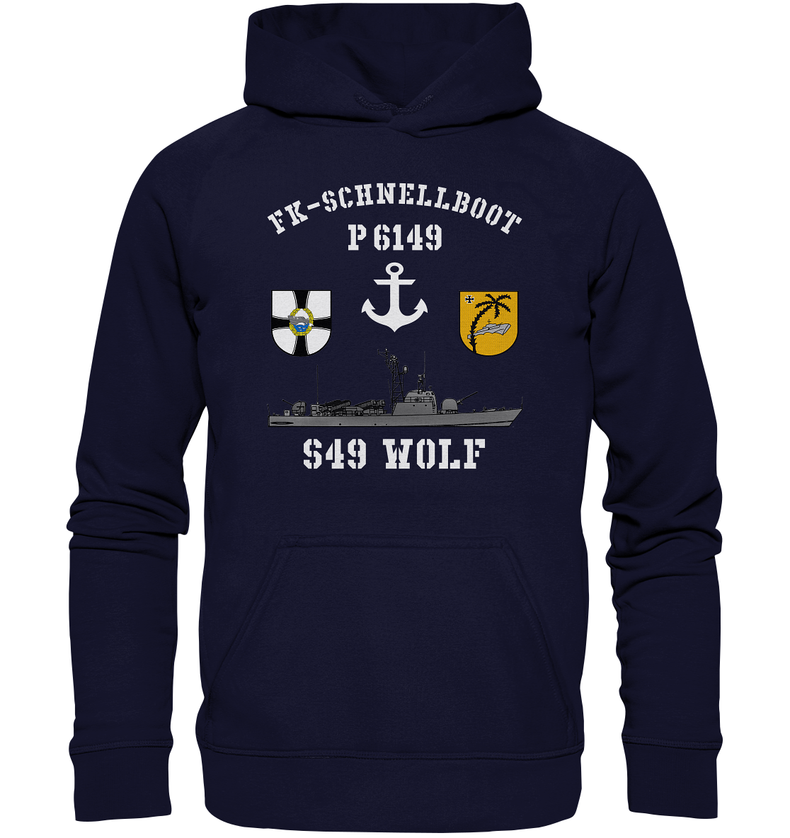 P6149 S49 WOLF - Basic Unisex Hoodie