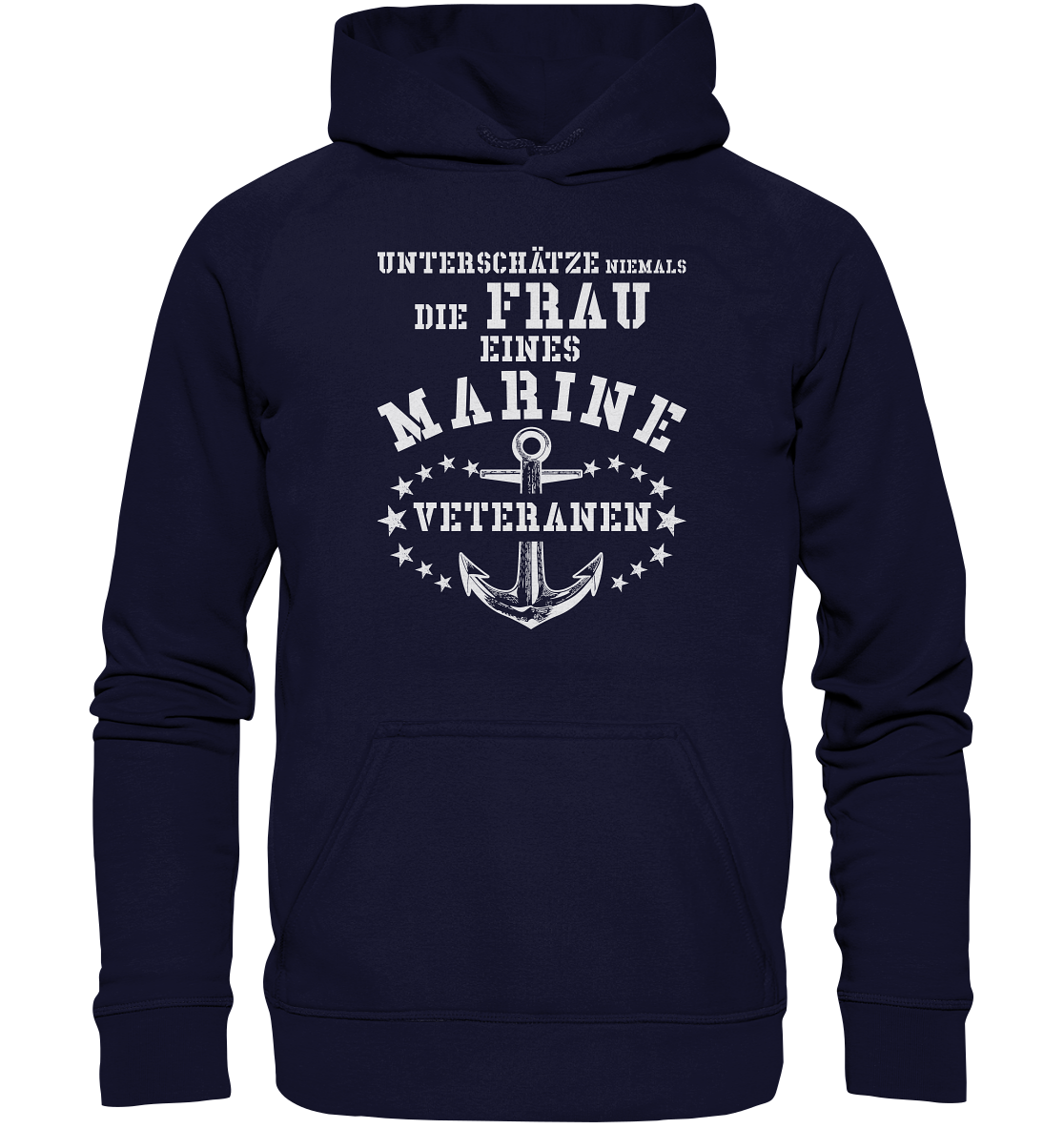 Unterschätze niemals die Frau.... - Basic Unisex Hoodie
