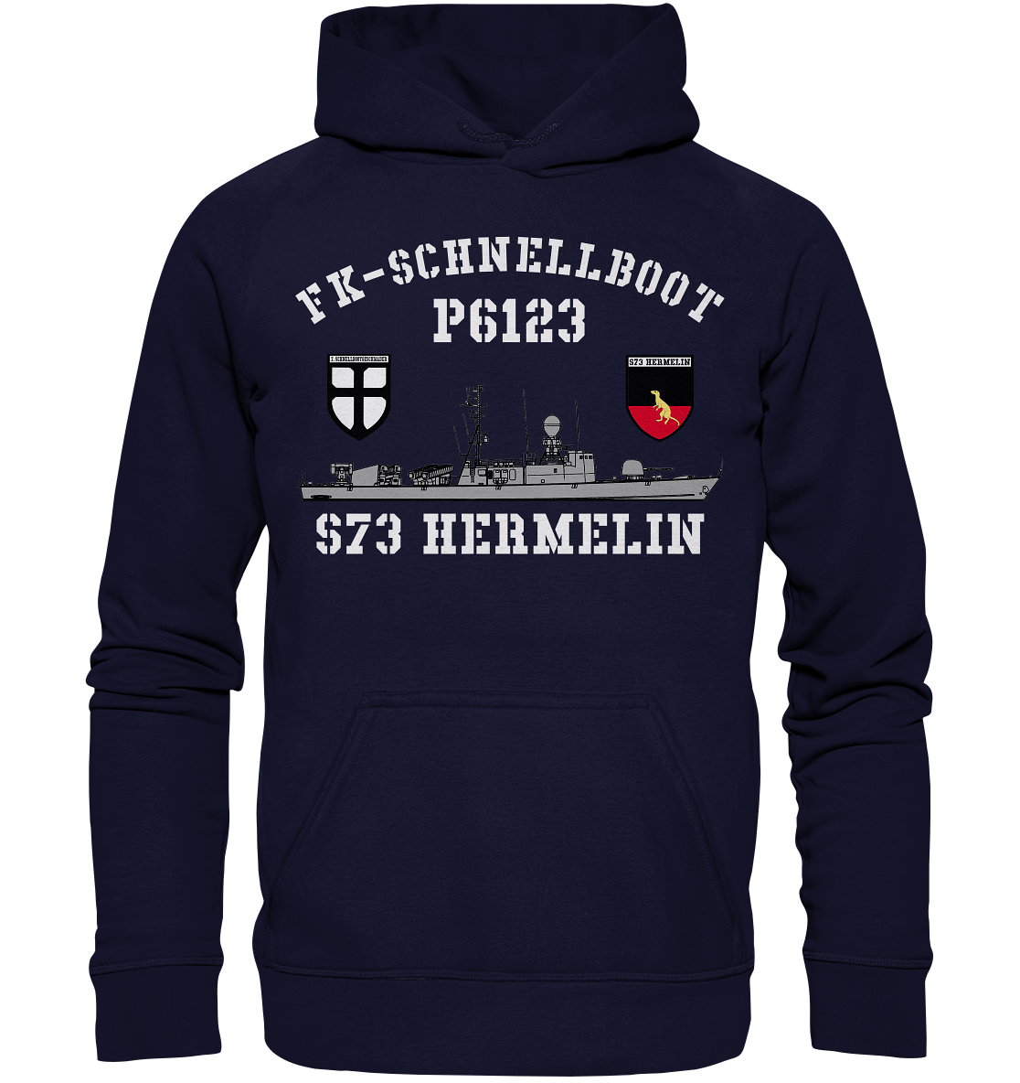 P6123 S73 HERMELIN 7.SG - Basic Unisex Hoodie