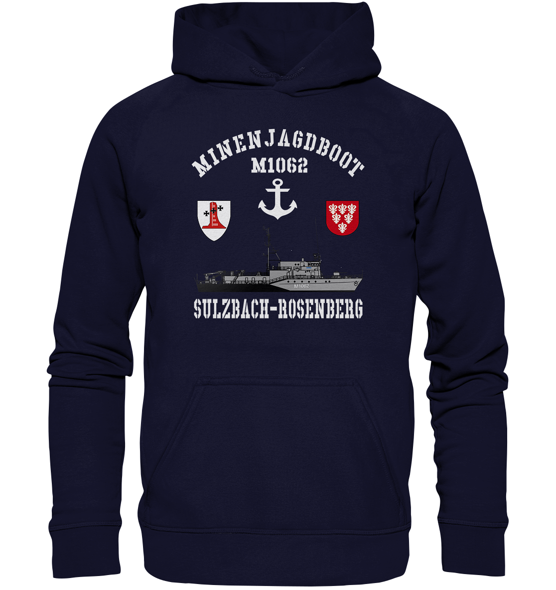 Mij.-Boot M1062 SULZBACH-ROSENBERG Anker 1.MSG - Basic Unisex Hoodie