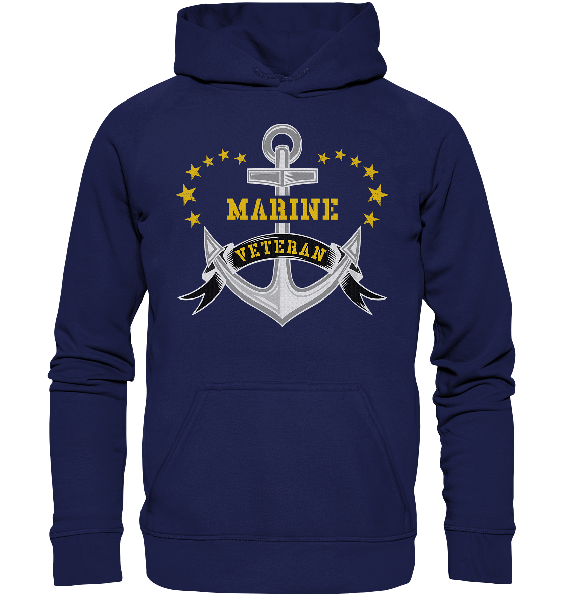 ANKER MARINE VETERAN - Basic Unisex Hoodie