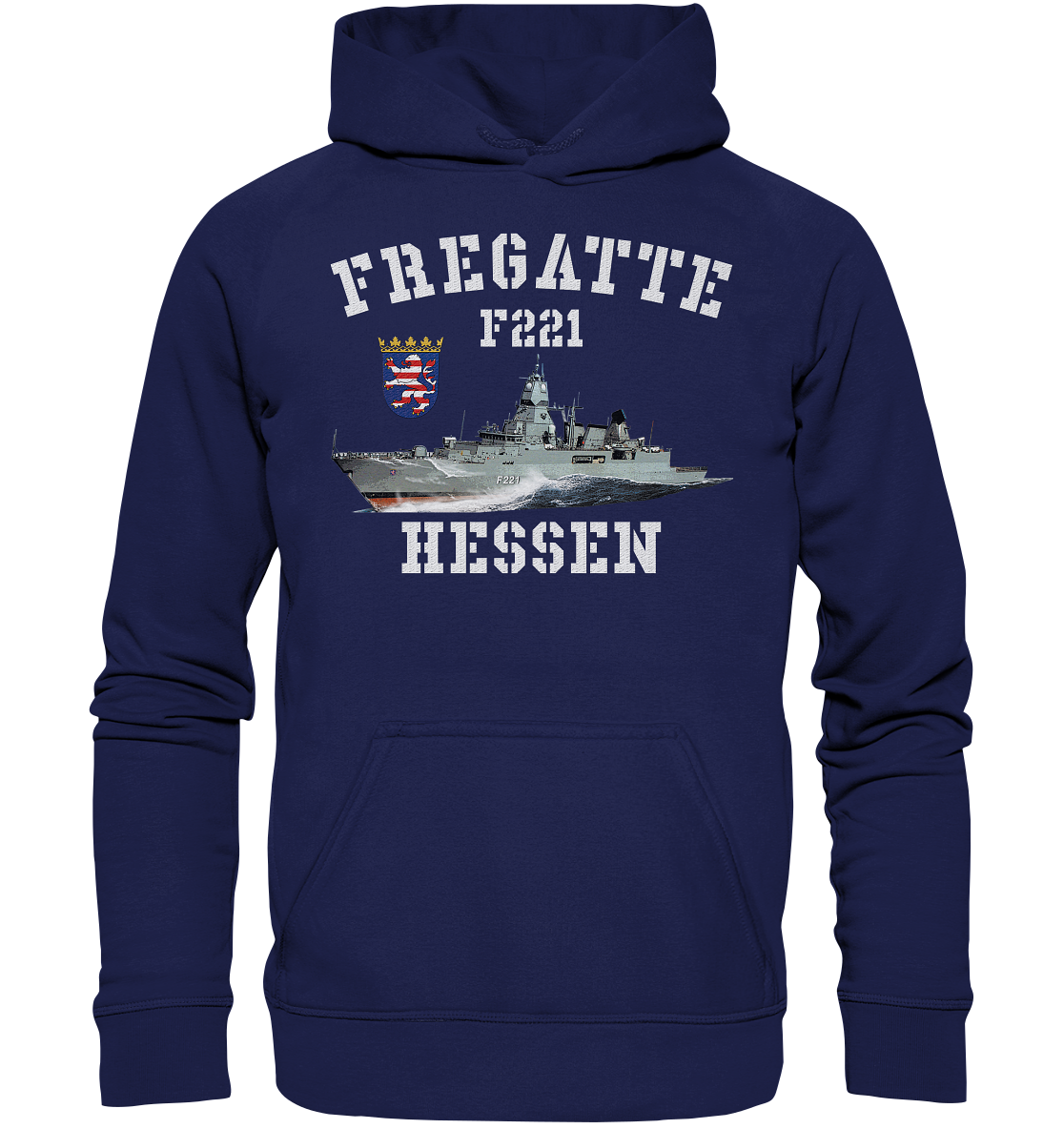 F221 Fregatte HESSEN - Basic Unisex Hoodie