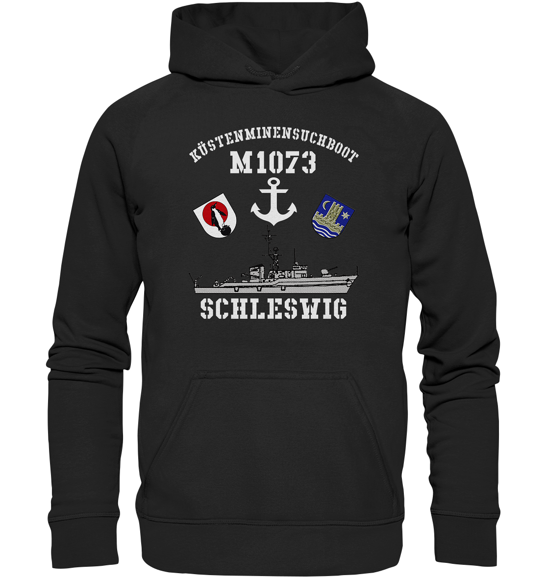 KM-Boot M1073 SCHLESWIG Anker - Basic Unisex Hoodie