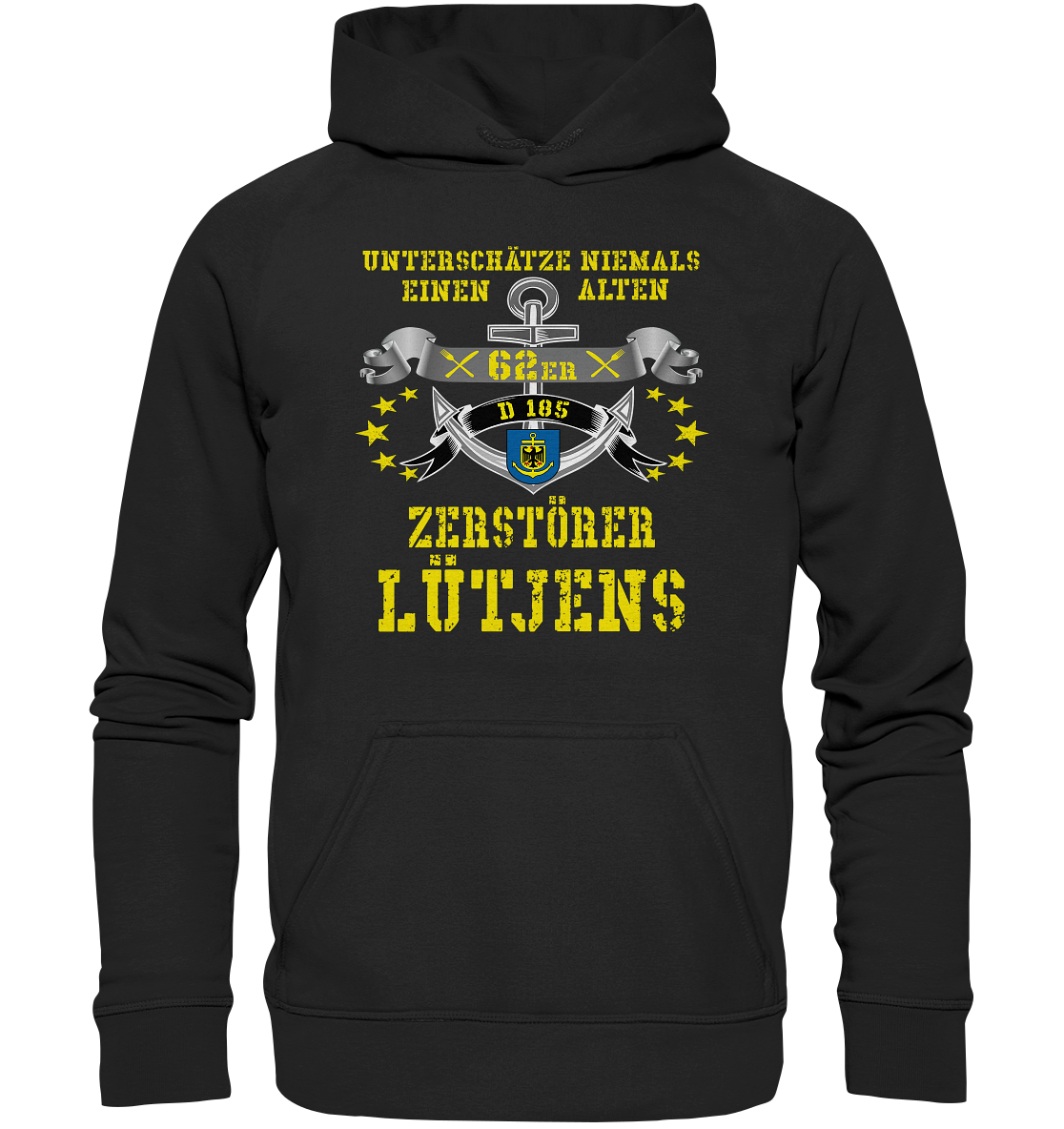 Zerstörer D185 LÜTJENS 62er - Basic Unisex Hoodie