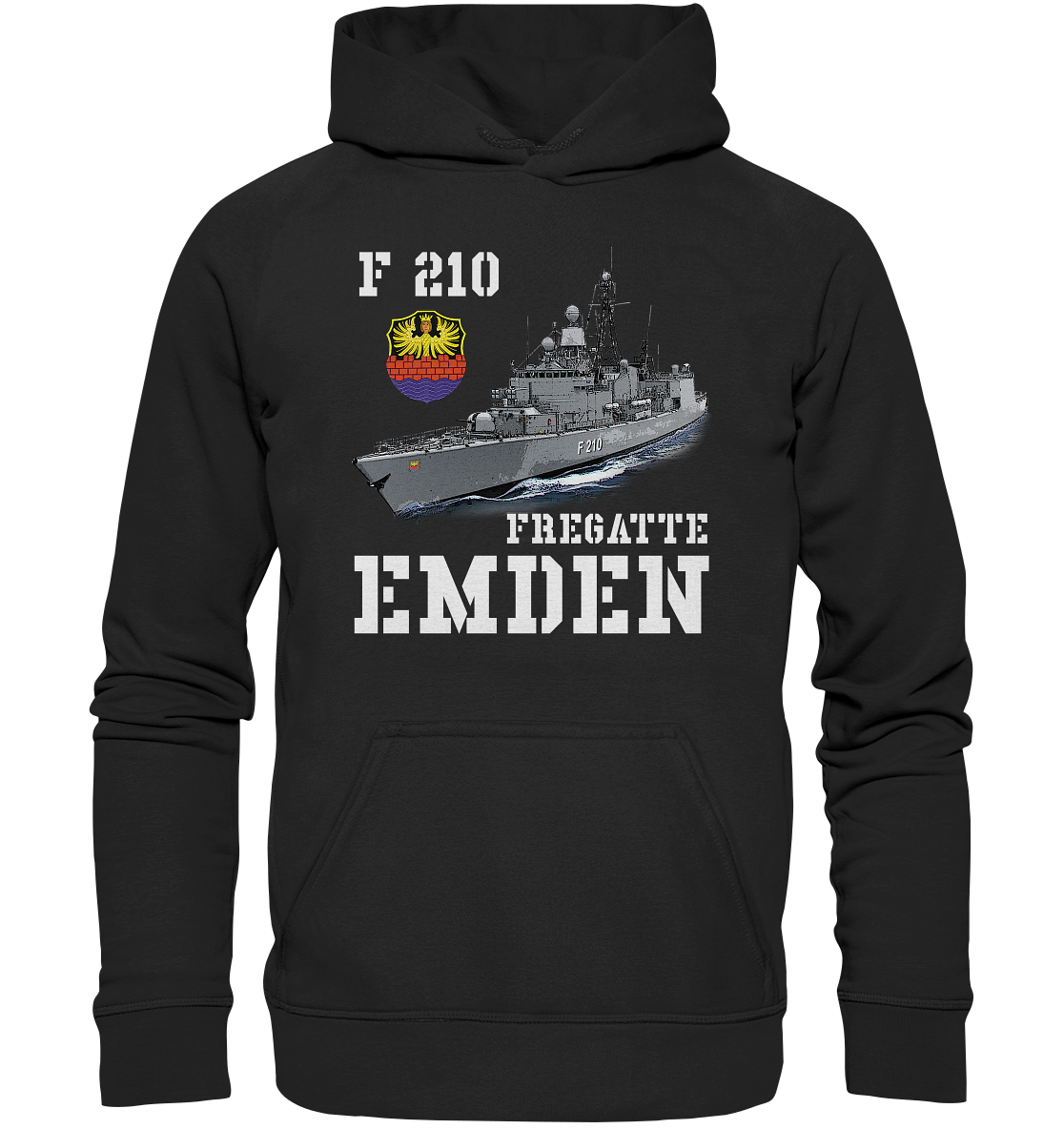 F210 Fregatte EMDEN - Basic Unisex Hoodie