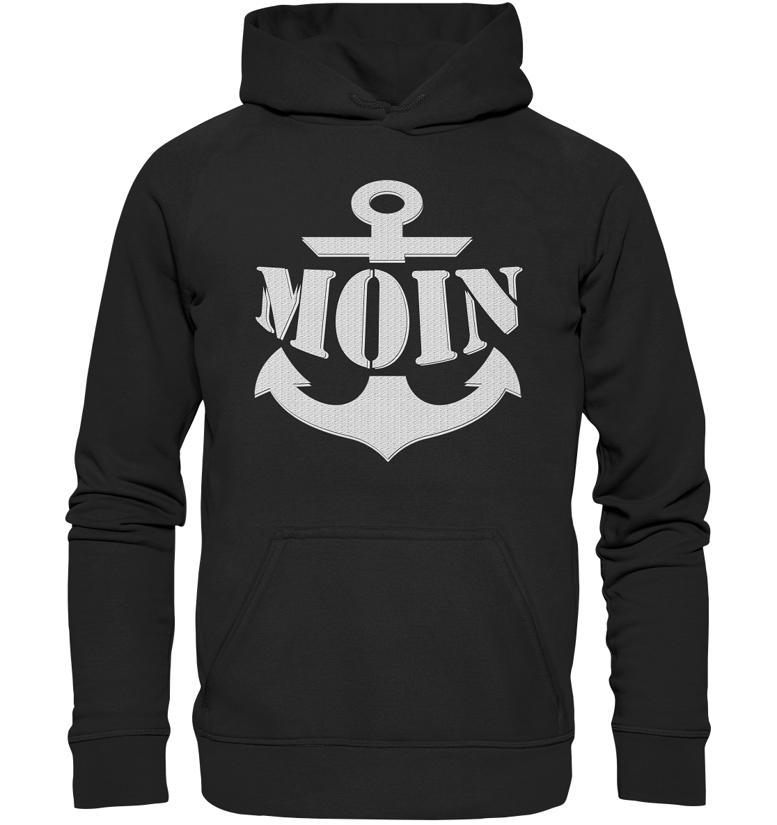 MOIN Anker weiß - Basic Unisex Hoodie