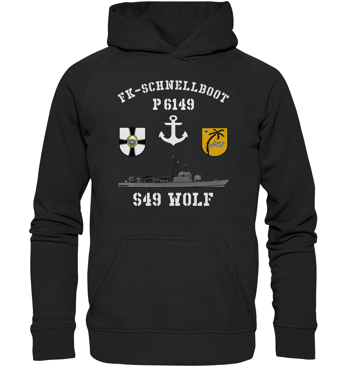 P6149 S49 WOLF - Basic Unisex Hoodie