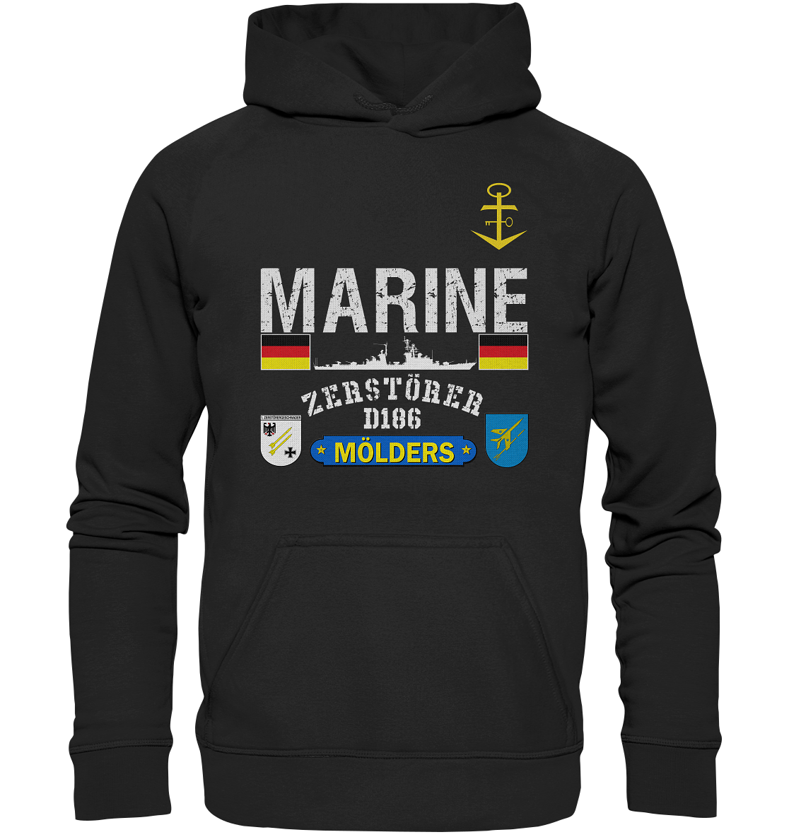 Marine D186 MÖLDERS 60er ATN - Basic Unisex Hoodie