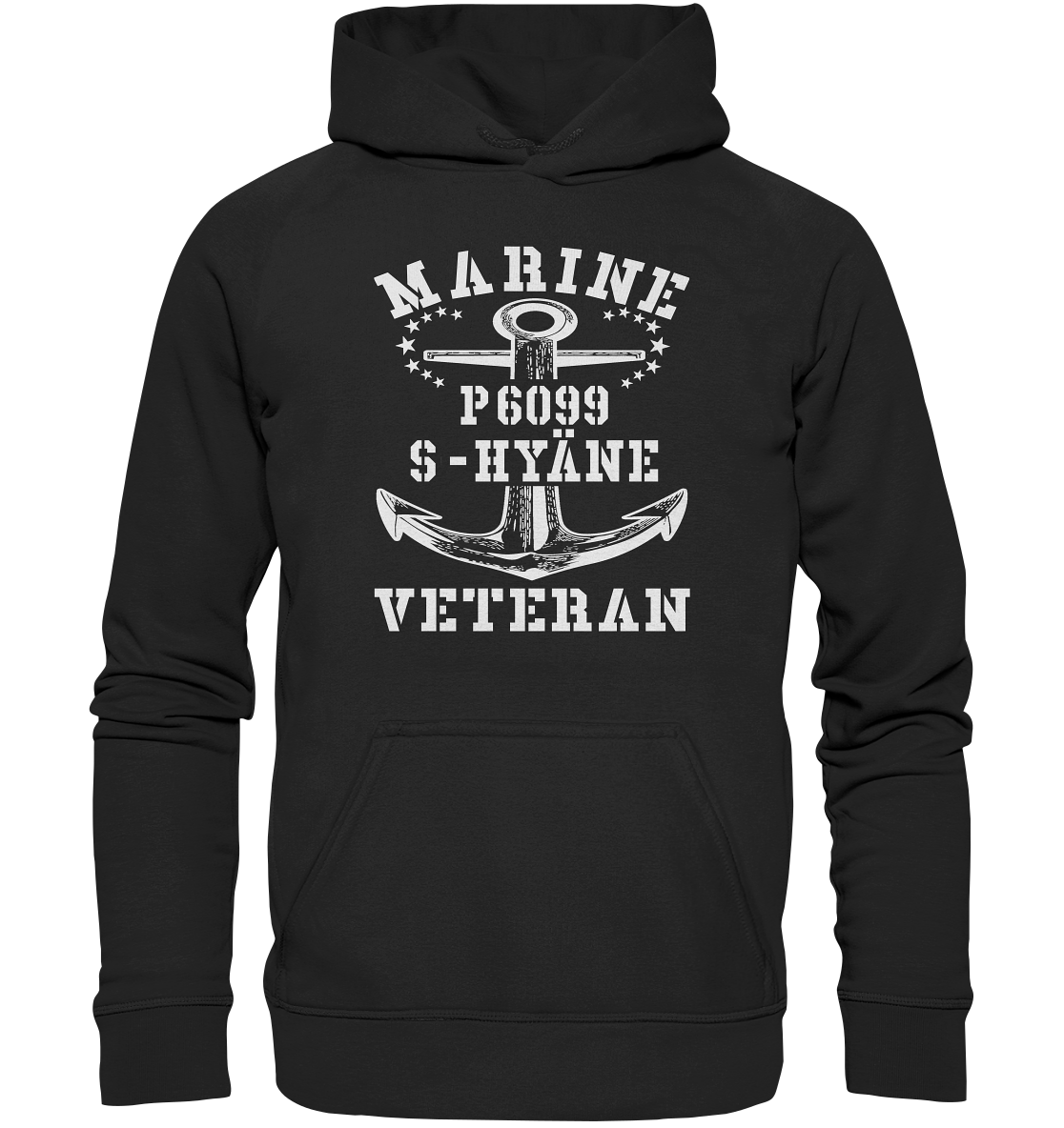 P6099 S-HYÄNE Marine Veteran - Basic Unisex Hoodie