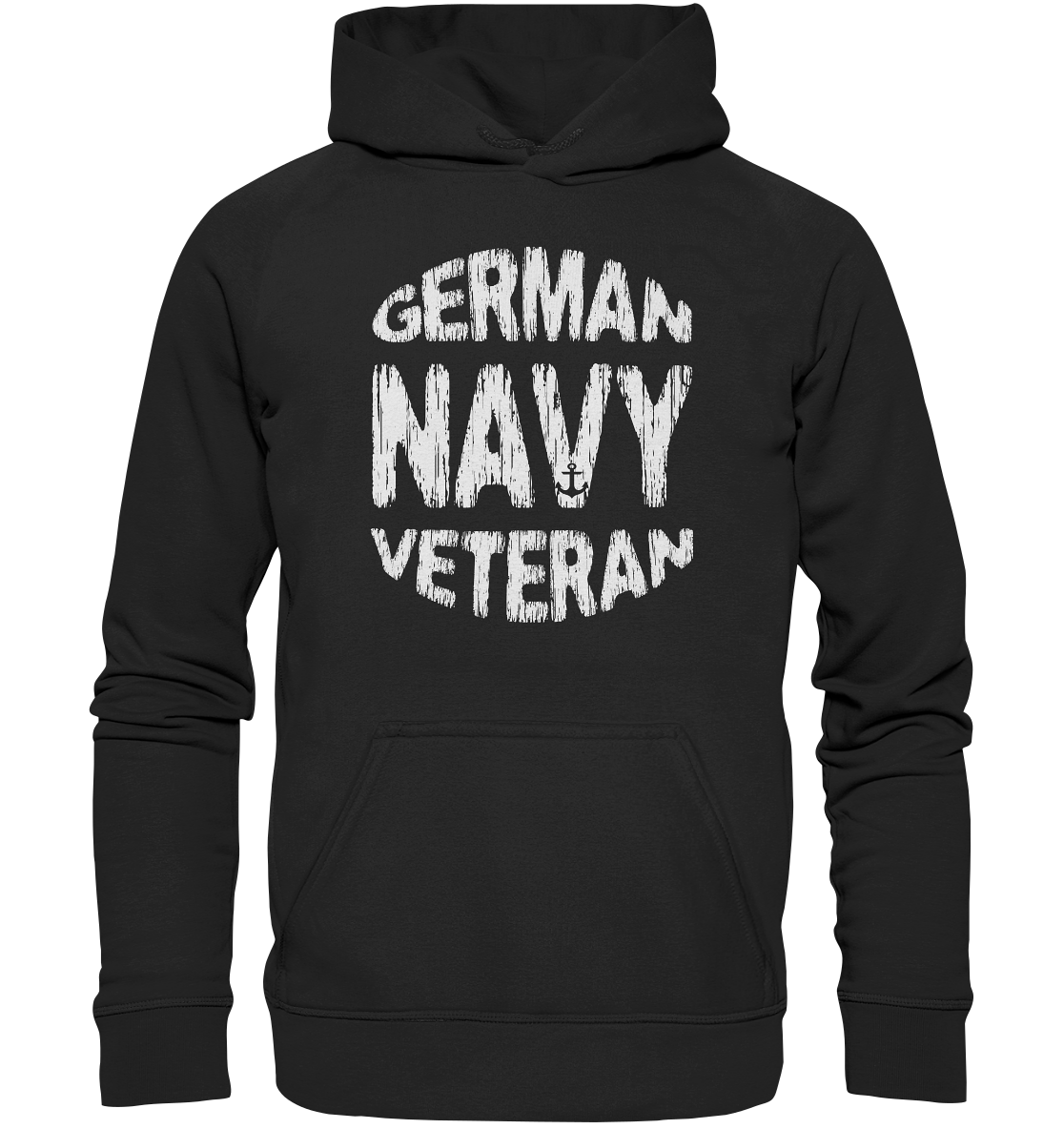 German Navy Veteran Anker - Basic Unisex Hoodie