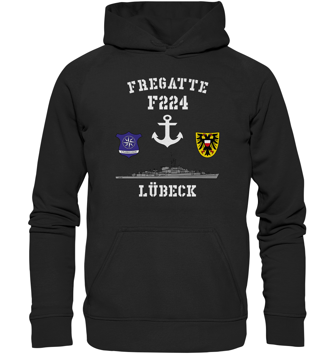 Fregatte F224 LÜBECK Anker - Basic Unisex Hoodie
