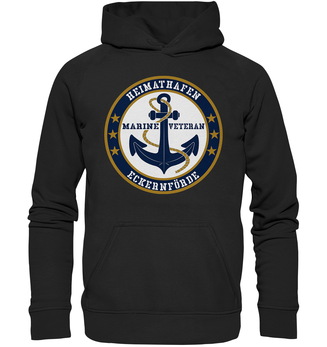 Marine Veteran Heimathafen ECKERNFÖRDE - Basic Unisex Hoodie