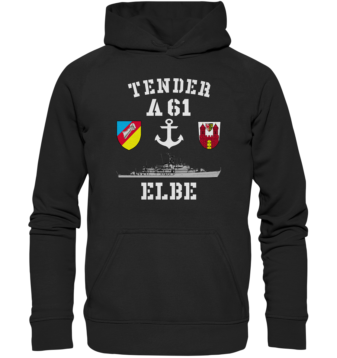Tender A61 ELBE 2.SG ANKER - Basic Unisex Hoodie
