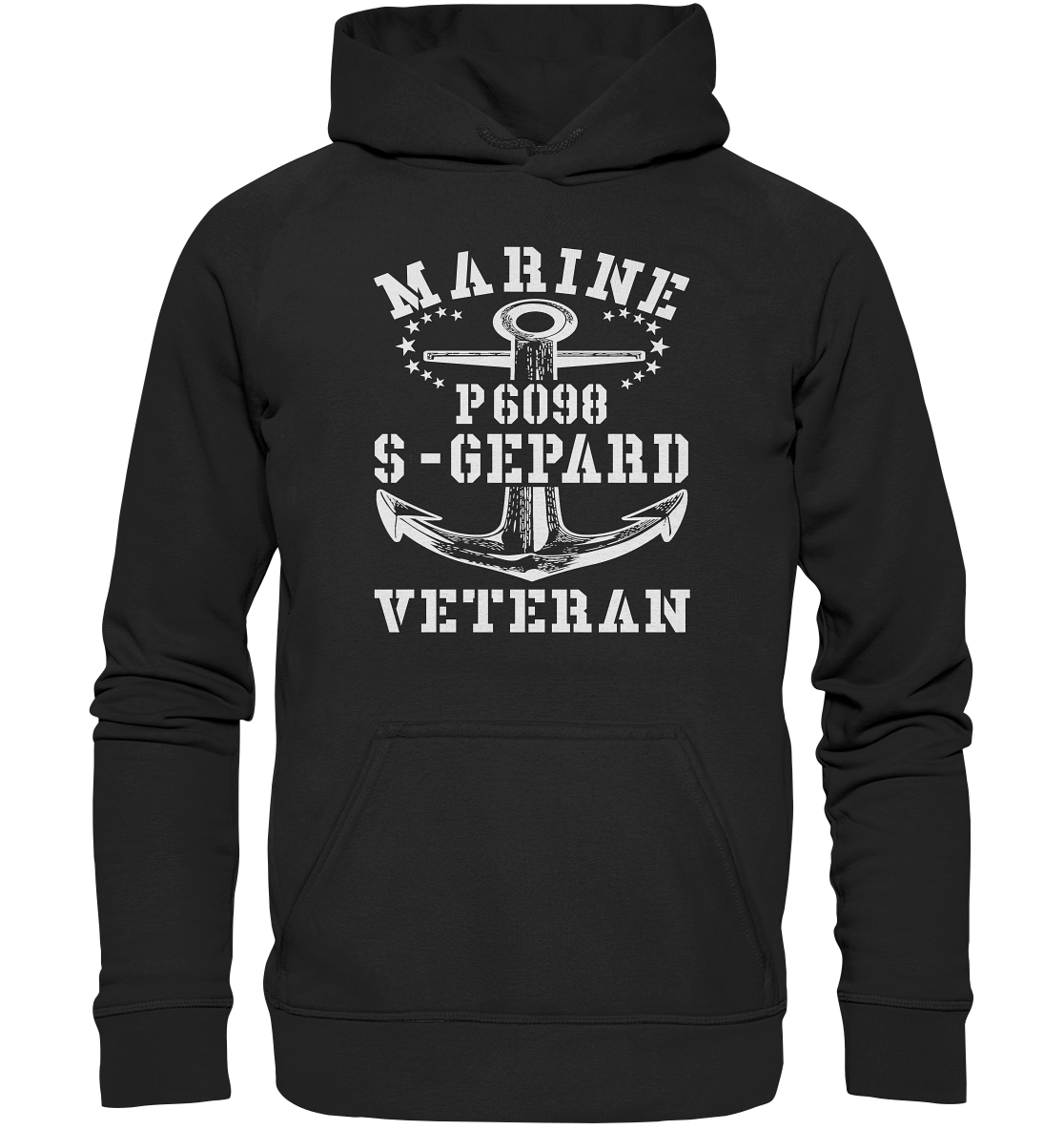 P6098 S-GEPARD Marine Veteran - Basic Unisex Hoodie