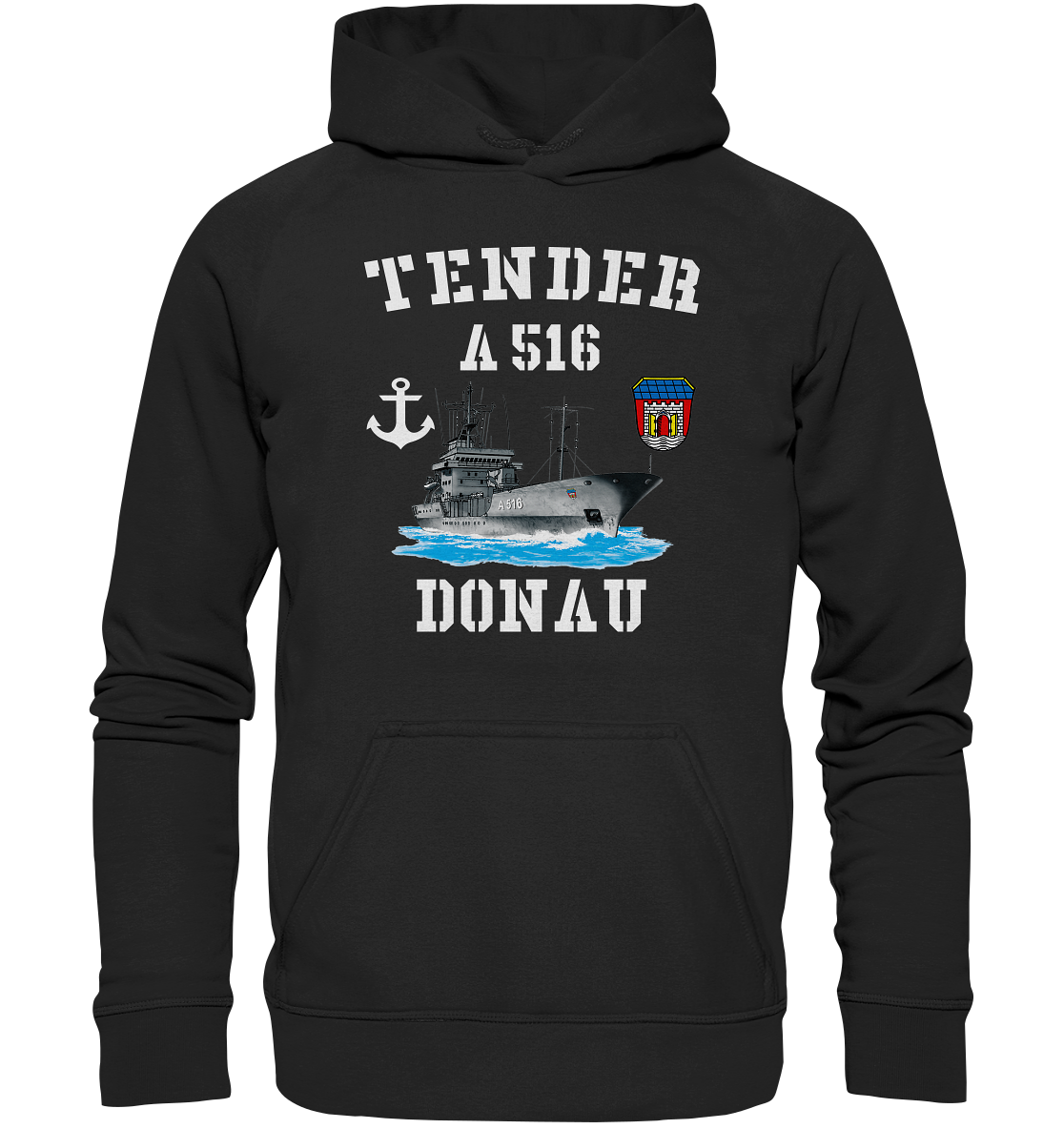 Tender A516 DONAU Anker - Basic Unisex Hoodie